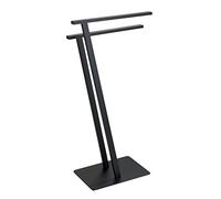 Wenko Portemanteau sur pied Lirio - Acier verni 20 x 76,5 x 40 cm - Noir mat