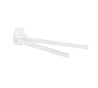 Wenko Porte-serviettes mural Pure 2 bras blanc 1 pièce