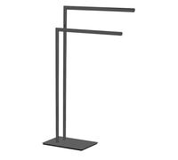 WENKO Porte-serviettes Mod. Recco Noir, en acier laqué