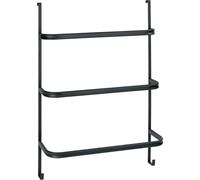 WENKO Porte-serviettes triple barre Support acier reling Irpinia noir