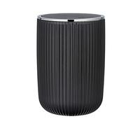 Wenko Poubelle Agropoli 24493100 – 5,5 L, couvercle basculant, gris givré