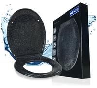 WENKO Premium SIÈGE WC OTTANA Couvercle WC à lunettes Automatique Granit
