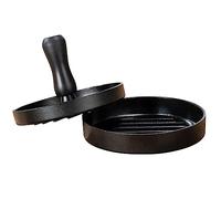 WENKO Presse à Hamburger Patty pour Une Forme Uniforme de Burgers avec revêtement antiadhésif en Aluminium Noir Ø 12 cm Hauteur 8 cm, métal, 8 x 12 x 12 cm