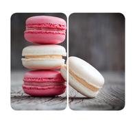 Set 2 couvre-plaques protection motif Macarons Wenko by Maximex
