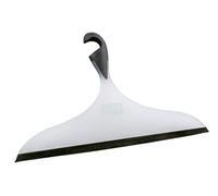 WENKO Raclette de Douche, raclette Salle de Bain, avec Crochet de Suspension, XL, L34 cm, Loano, Noir