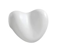 WENKO Repose-tête Tropic Blanc - gomaespuma plástica blanda, Polyuréthane, 25 x 11 x 20.5 cm, Blanc