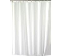 Wenko Rideau de douche 19145100 – 120 x 200 cm blanc, textile lavable, anti-moisissure