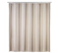 WENKO Rideau de douche anti-moisissure beige antibactérien, lavable Beige