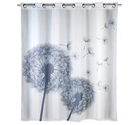Wenko Astera rideau de douche 200x180 cm blanc-bleu 22493100