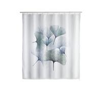 Wenko Rideau de douche Gingko anti-moisissure hydrofuge lavable polyester 200x180 cm multicolore
