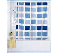 Rideau De Douche Original Mosaique, Rideau De Douche 180x200 Cm, Waterproof, 12 Anneaux Rideau De Douche En Plastique Blanc Inclus, Peva Matériau Recy t Recyclable, 180x200 Cm, Multicolore - Wenko