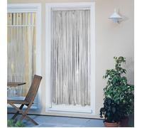 WENKO Rideau de Porte Isolation Thermique | Anti-Chaleur & Reflète le Soleil | Circulation d'Air Optimale | Blanc / Noir | 90x200