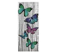 WENKO Rideau en Bambou Tournesol - Motif coloré, Muster:schmetterlinge