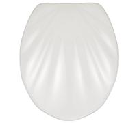 Wenko Seashell abattant de wc à descente amortie blanc 18442100