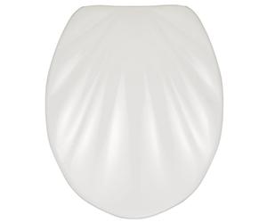Wenko Seashell abattant de wc à descente amortie blanc 18442100