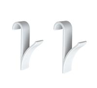 Wenko Set de 2 patères à suspendre - Blanc