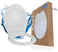 WENKO Siège de WC Abattant de toilettes automatique Siège de toilettes blanc IOS