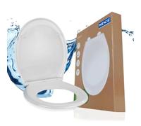 WENKO Siège de WC Abattant de toilettes automatique Siège de toilettes blanc IOS