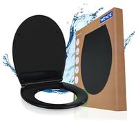 WENKO SIÈGE WC KOS Abaissement automatique Couvercle WC Lunettes Easy Close Salle de bains