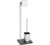 Wenko Stand WC-Garnitur, Slate Rock 18448100 /Abverkauf nur solange Vorrat reicht