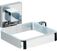 WENKO Support de sèche-cheveux Support de sèche-cheveux Salle de bain QUADRO sans percer cheveux WC