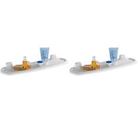 WENKO Tablette Pure Blanc (Lot de 2)