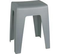 WENKO tabouret de bain KUMBA siège plastique douche salle de bain tablettes surface WC invités cuisines