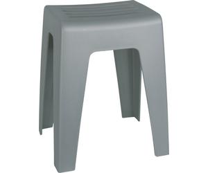 WENKO tabouret de bain KUMBA siège plastique douche salle de bain tablettes surface WC invités cuisines