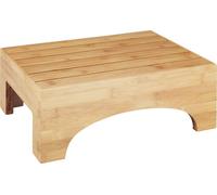 WENKO Tabouret de bain Marchepied Tabouret de douche Marches BAMBUSA Enfants Pied Banc WC