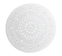 WENKO Tamis d'évier Silicone - pour la Cuisine, Silicone, 12 x 0.3 x 12 cm, Blanc