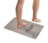 Wenko tapis de bain 60x40 cm rectangulaire beige 26493100