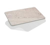 WENKO Tapis de Bain Puna en diatomite Naturelle, antidérapant, Absorbant l'eau et séchage Rapide, 60 x 1 x 39 cm, Gris