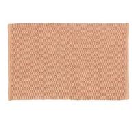Tapis de salle de bain en coton Mona - L. 50 x l. 80 cm - Taupe