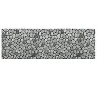WENKO Tapis en mousse effet Galte,Sassi, tapis antidérapant, tapis de douche & tapis de cuisine antisalissant, hygiénique, découpable aux dimensions souhaitées, plastique, 65 x 200 cm, Multicolore