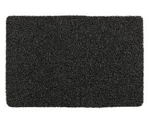 WENKO Tapis Indoor & Outdoor Loop Gris 40 x 60 cm - Tapis de Bain pour la Douche, la Salle de Bain, Le Pool, Le Sauna, avec Structure antidérapante, Plastique, 40 x 60 cm, Gris