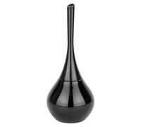WENKO Toiletten Klo Porte-brosse WC Garniture FLAKON Noir Céramique Bouteilles Salle de bains