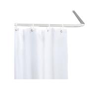 WENKO équerre barres universelles chrome ø 20 mm baignoire douche rideau coins salle de bain