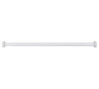 Wenko Barre de douche télescopique Luz – Ø28 mm, 70–115 cm, inoxydable, fixation sans perçage, blanc