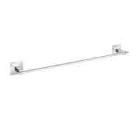 WENKO Turbo-Loc® Barre Porte-Serviettes Quadro - Fixer sans percer de Trous, Acier Inoxydable, 64 x 6.5 x 7 cm, Chromé