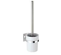 Wenko Turbo-Loc Quadro Ed. brosse wc adhésif blanc 23861100