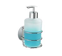 Wenko Turbo-Loc rund Stahl distributeur de savon 250 ml argenté 18777100
