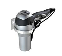 WENKO Turbo-Loc® Porte sèche-Cheveux Quadro - Fixer sans percer de Trous, Plastique (ABS), 13 x 7 x 12.5 cm, Chromé