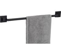 WENKO Vacuum-Loc® Barre à linge de bain mod. Quadro noir, fixation sans perçage