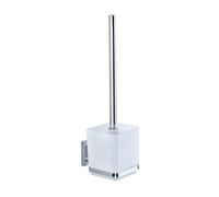 Wenko Brosse WC Vacuum‑Loc Quadro à ventouse acier inox argenté 22695100