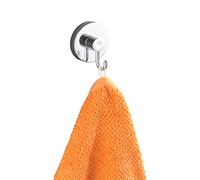 WENKO Vacuum-Loc® Crochet Set de 4 Set de 4, Fixer sans percer Chromé