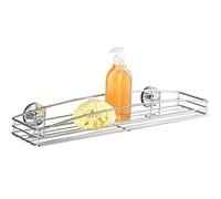 WENKO Maxi étagère de salle de bain MILAZZO sans percer Étagère Accessoires douche WC invités