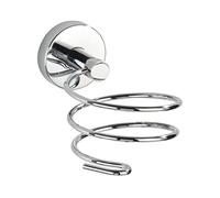 WENKO Vacuum-Loc® porte sèche-cheveux Capri - fixer sans percer, Zinc moulé sous pression, 10 x 9.5 x 15.5 cm, Chromé