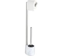Wenko Garniture WC Adrada - Porte-balais céramique H. 72 cm Blanc