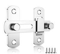 WENRENMK Loquet Porte Coulissante Inox, Targette de Porte