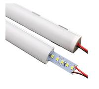 wenwendianzi 1-10 pièces LED DC12V 50CM 20 Pouces SMD5730 36LED s Bande Rigide de Canal en Aluminium Plat en Forme de U/V(5pcs,U Transparent 6000K)